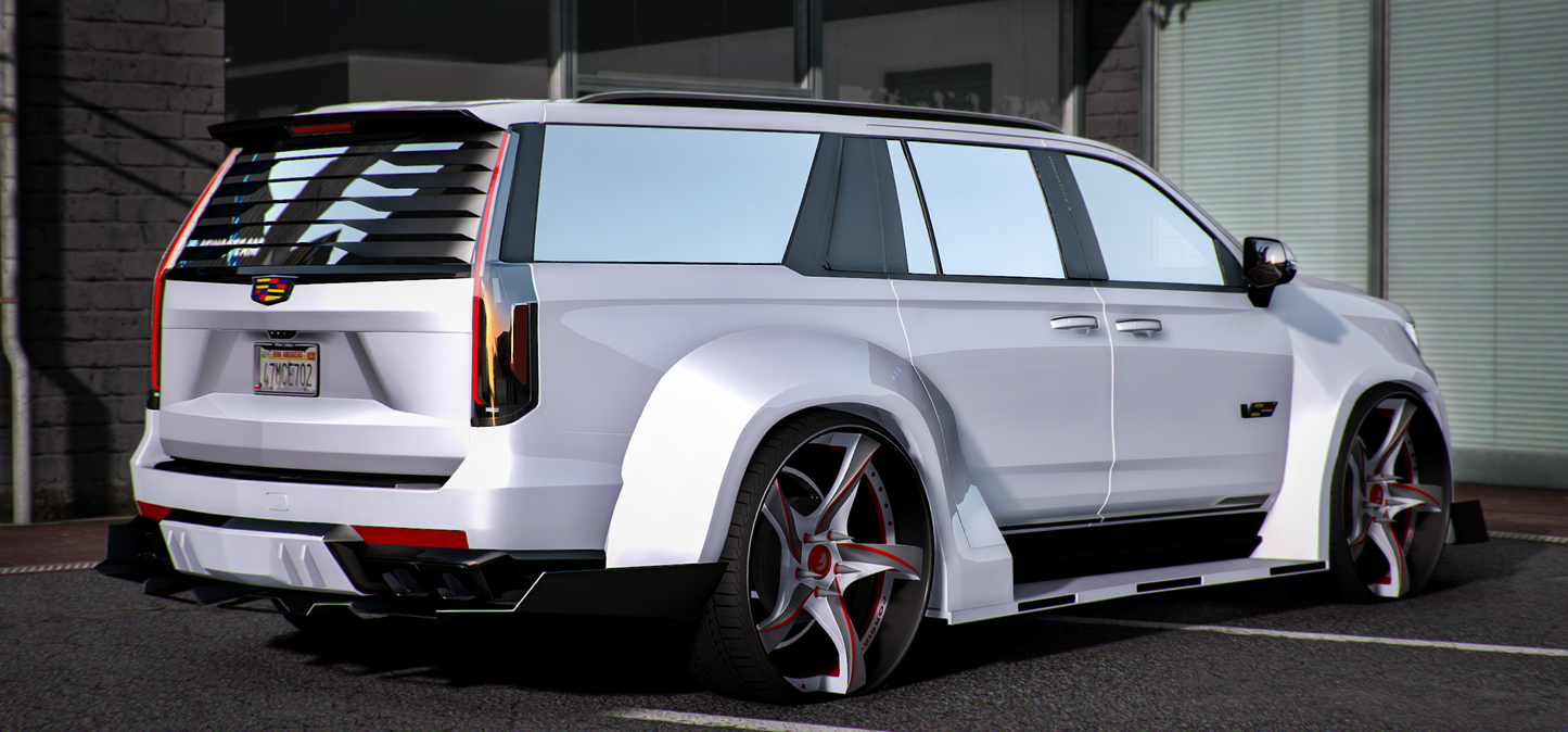 Custom Widebody Cadillac Escalade Fully Bulletproof