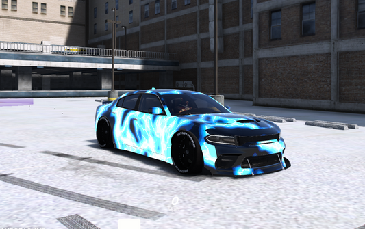 Animated Dodge Charger SRT HELLCAT