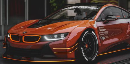 2002 BMW I8 GT Animated