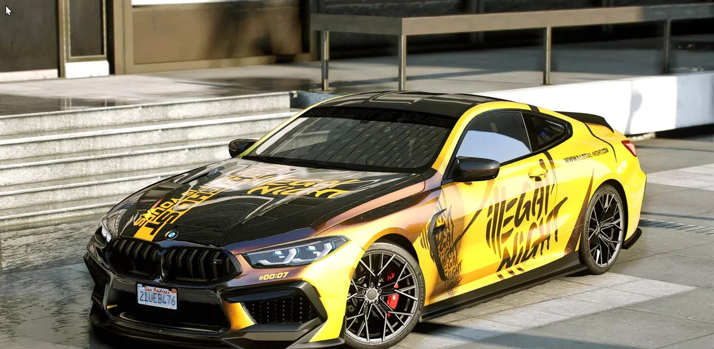 BMW M8 Competitive 2-Door Illegal Night