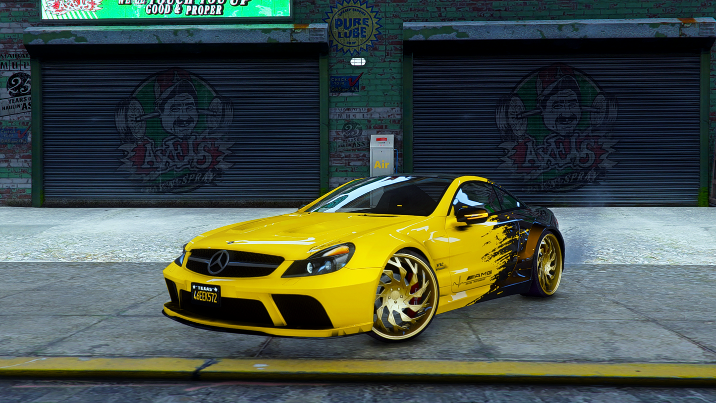 2009 Mercedes-Benz SL65 Black AMG Livery