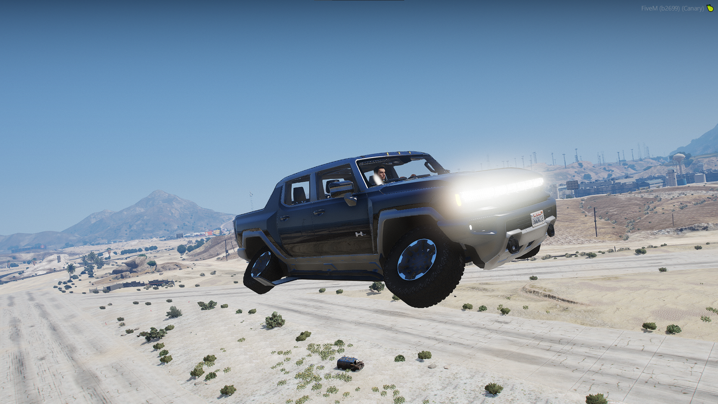 Flying Hummer EV | Add-On Rockets