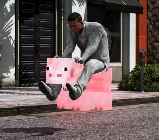 FLYING MINECRAFT PIG