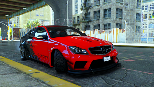 2012 Mercedes-Benz C63 AMG Black AMG Livery