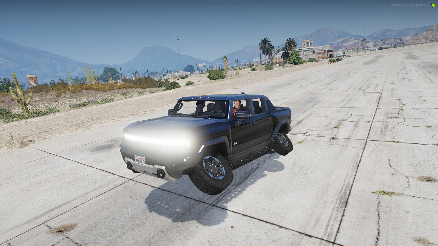 Flying Hummer EV | Add-On Rockets