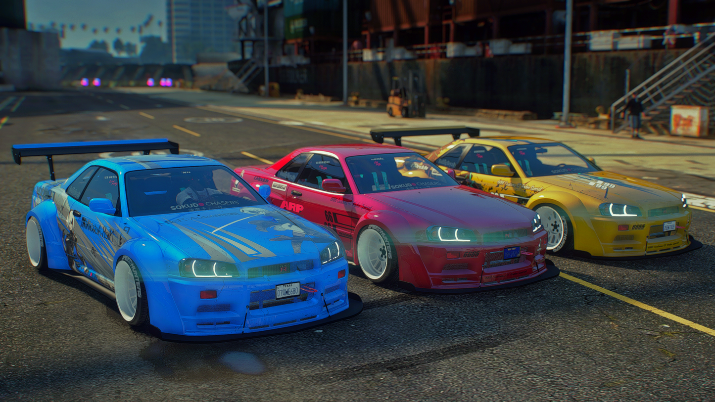 Nissan Skyline R34 Rocket Bunny Pack