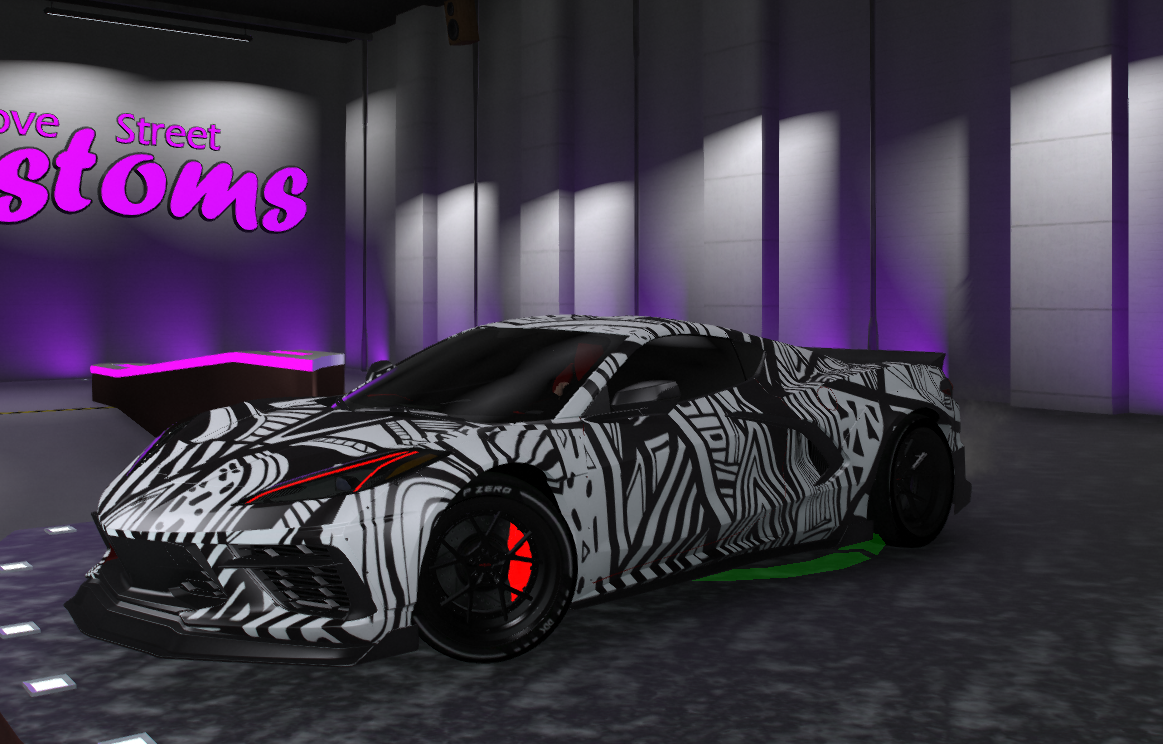 Custom C8 with Liveries