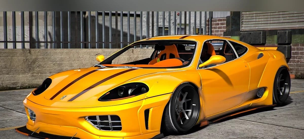 Custom Tuned Animated Liberty Walk Ferrari 360 Show Edition