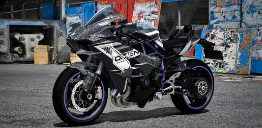 Kawasaki H2R Valorant Omen Forged Carbon