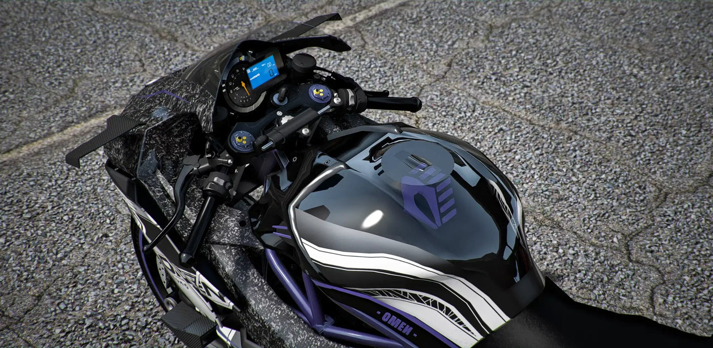 Kawasaki H2R Valorant Omen Forged Carbon