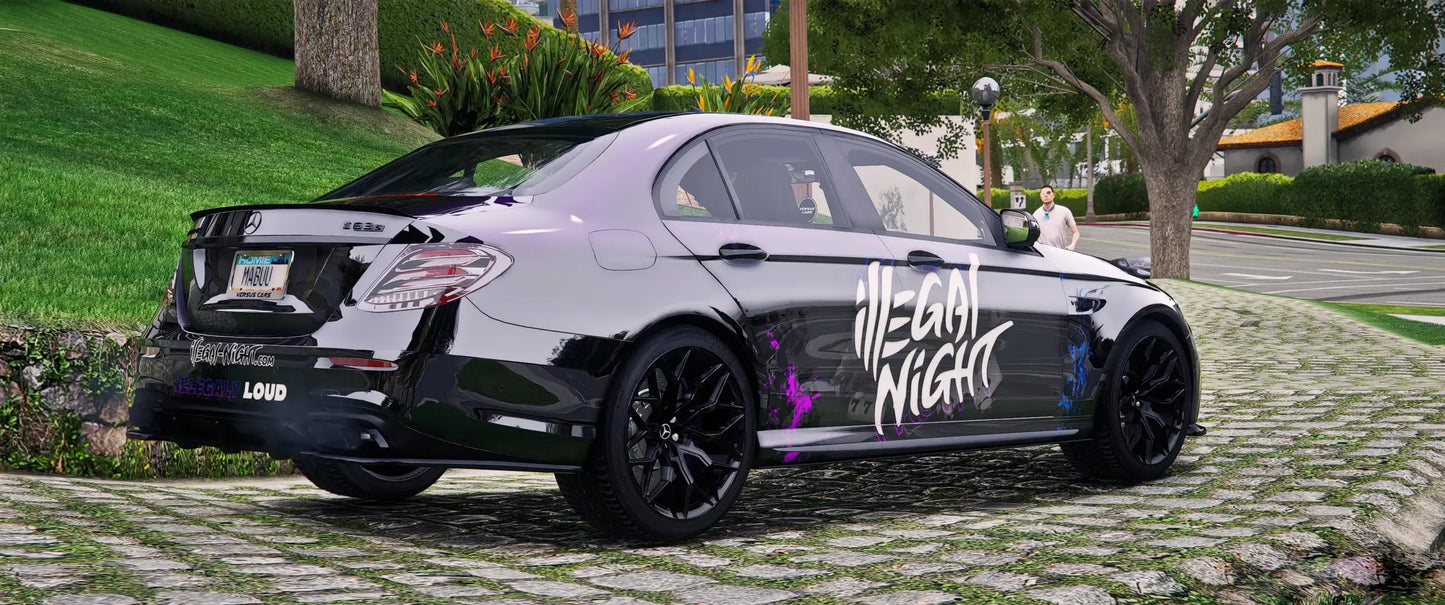 Mercedes-Benz E63s AMG W213 Illegal Night
