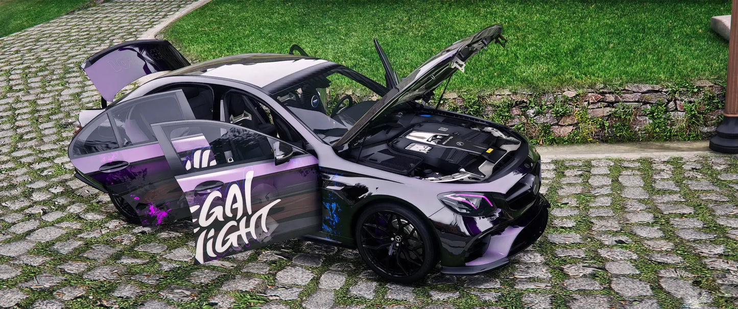 Mercedes-Benz E63s AMG W213 Illegal Night