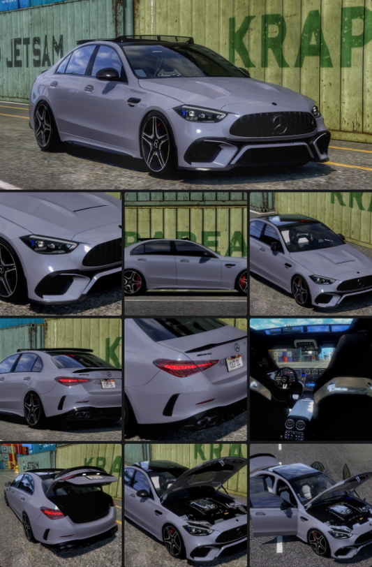 Mercedes E63 S [Sunroof animated]