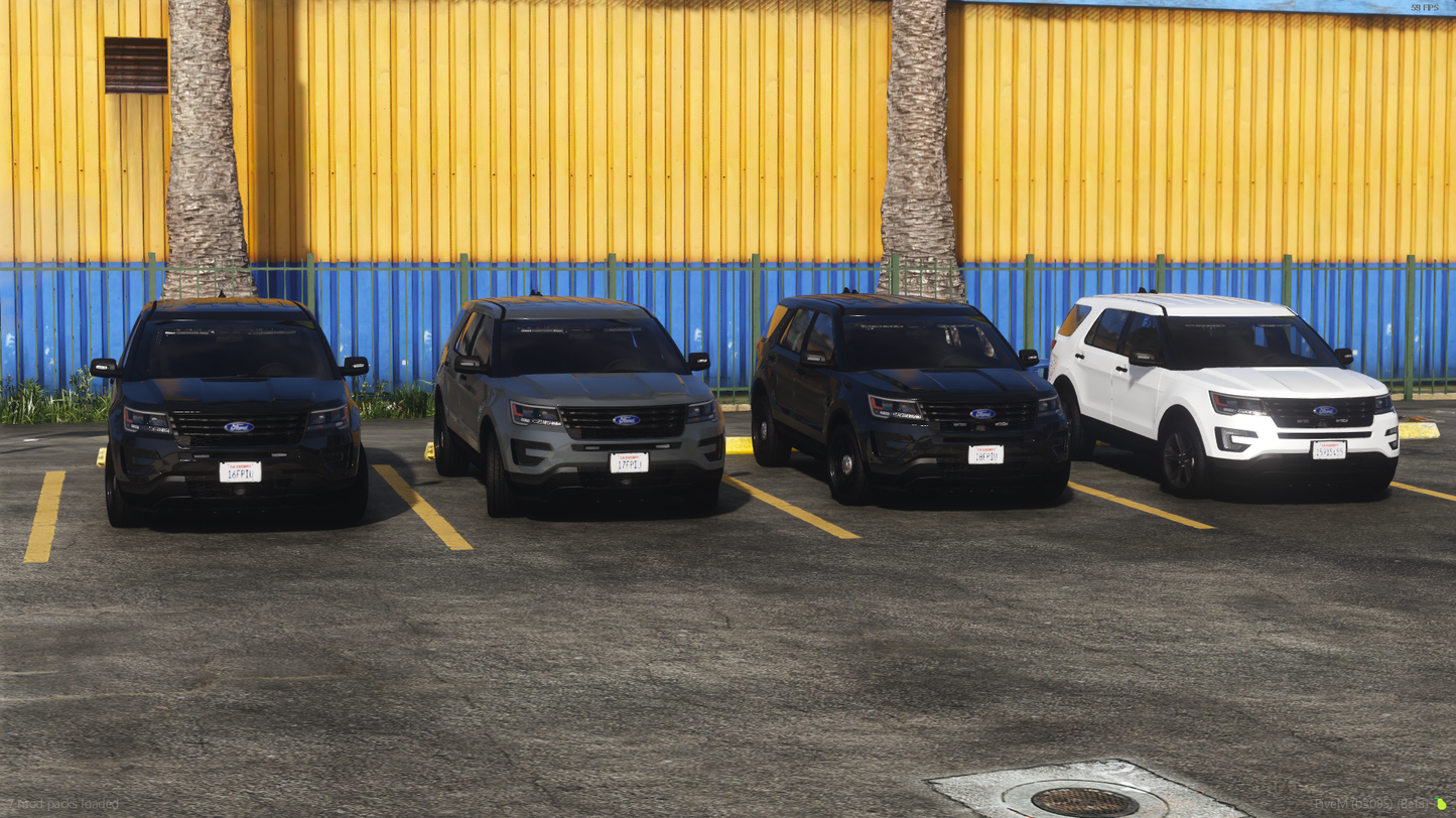 2016 LAPD/LASD FPIU PACK (8 CARS)