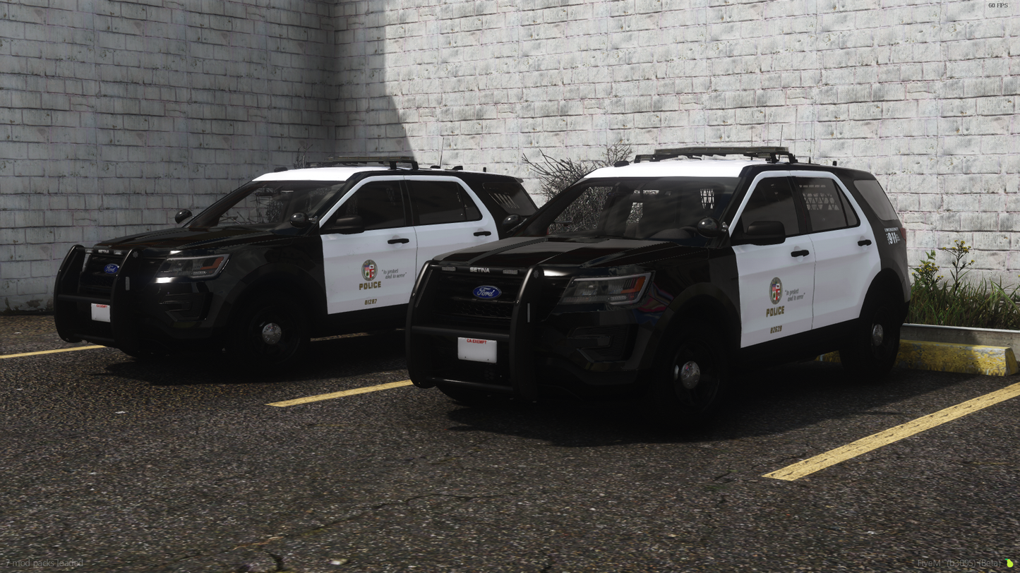 2016 LAPD/LASD FPIU PACK (8 CARS)