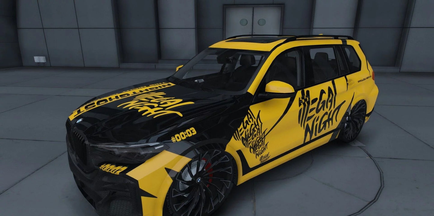 BMW X7 Illegal Night