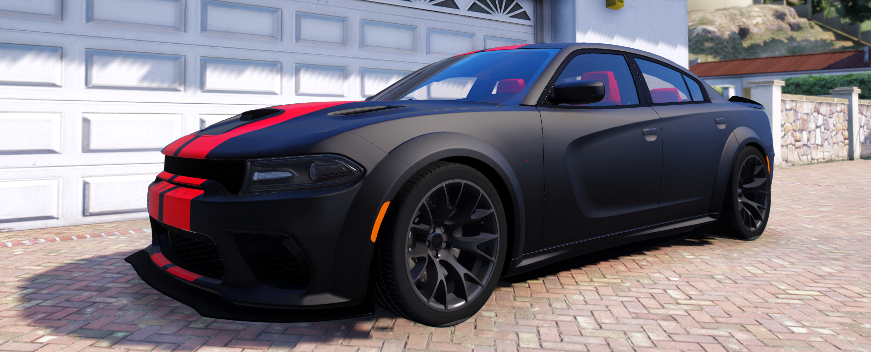 Debadged Tuned Dodge Charger Jailbreak – FiveM Autos