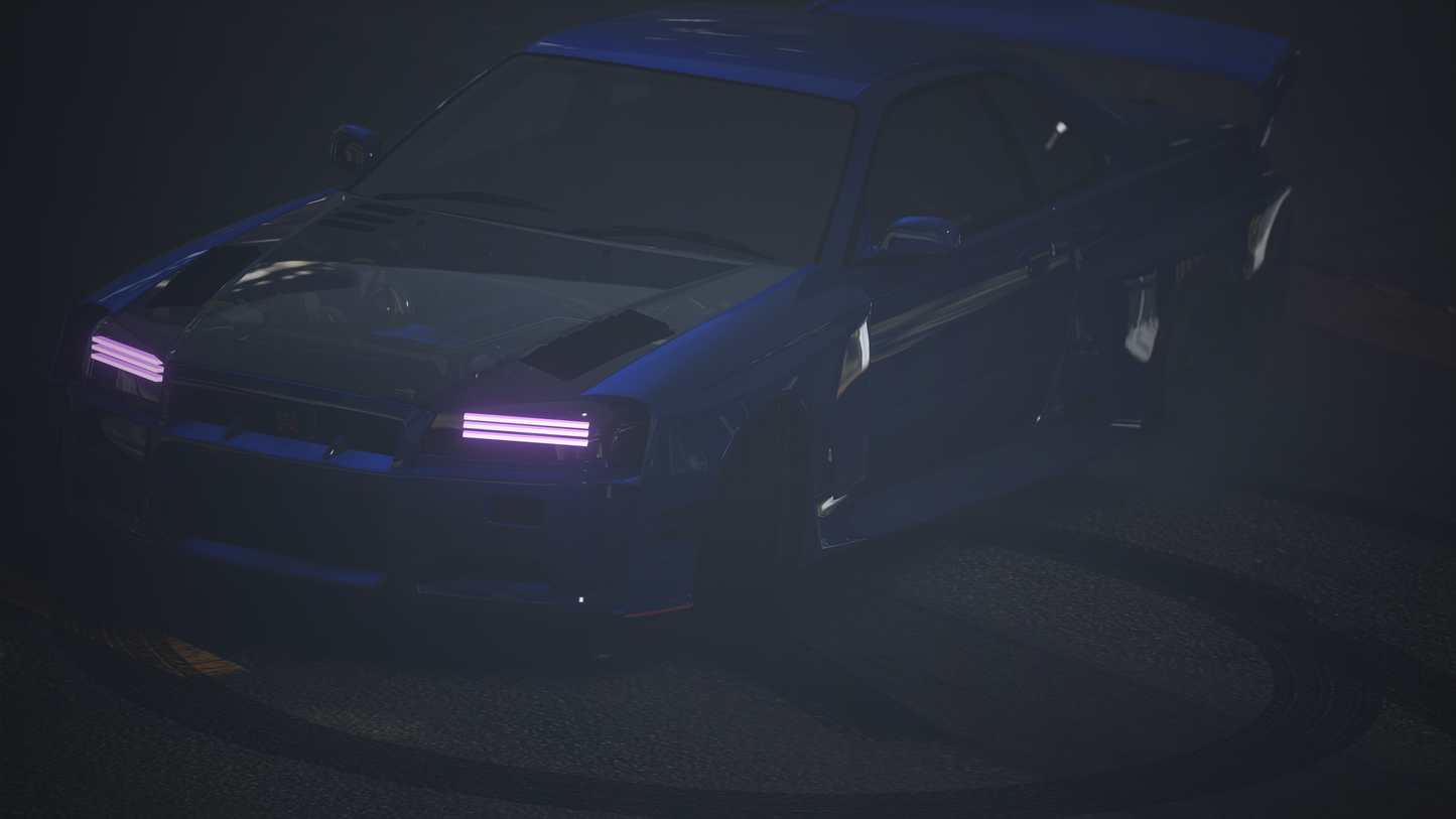 R34 GT-R 2JZ | TUNED (Debadged or Badged)