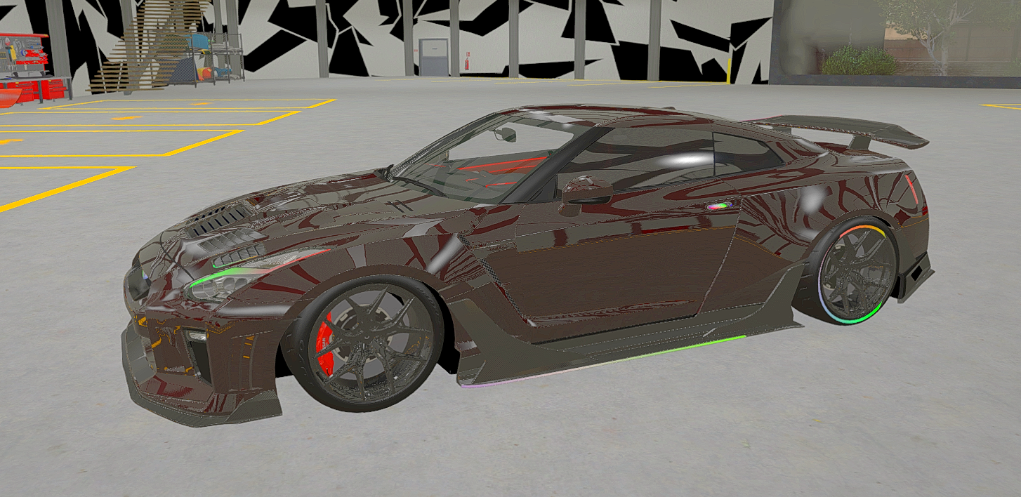 Nissan GTR R35 Kream LED Edition | CUSTOM ENGINE SOUND – FiveM Autos