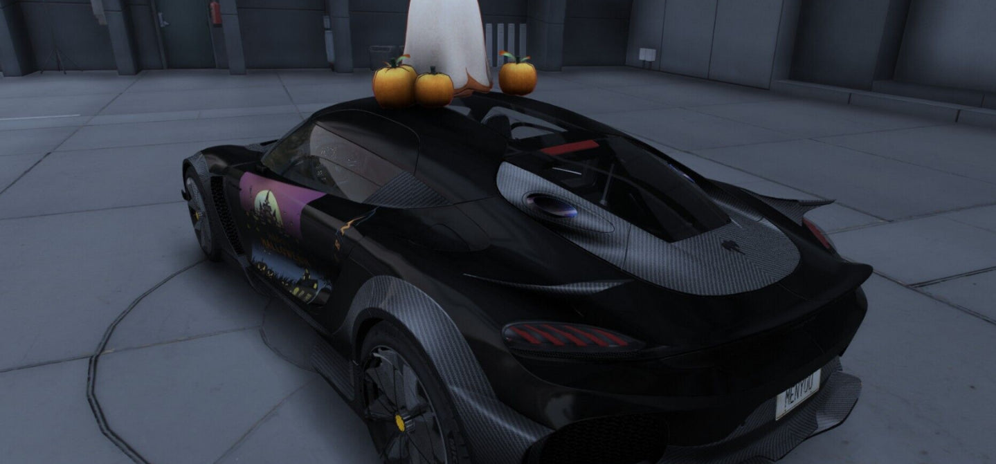 Koenigsegg Gemera Halloween Flying