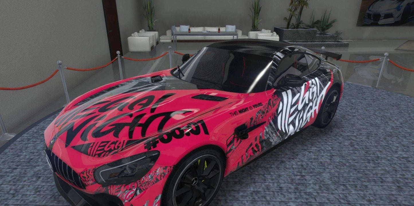 Mercedes AMG GTR Illegal Night