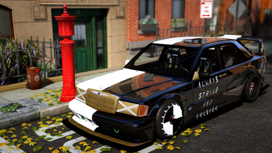 A$AP Rocky x 'Need for Speed' Mercedes-Benz 190E