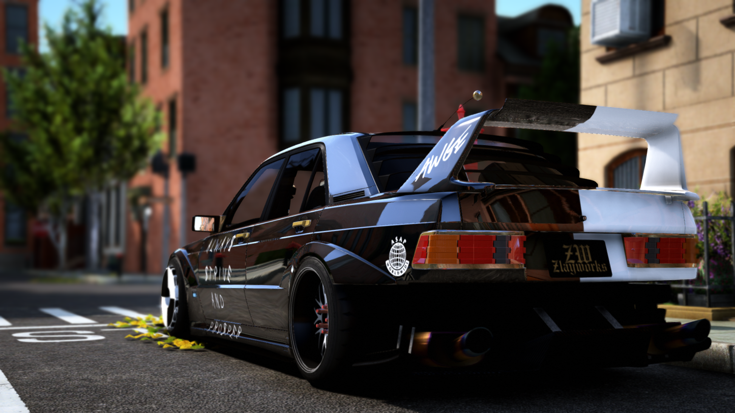 A$AP Rocky x 'Need for Speed' Mercedes-Benz 190E